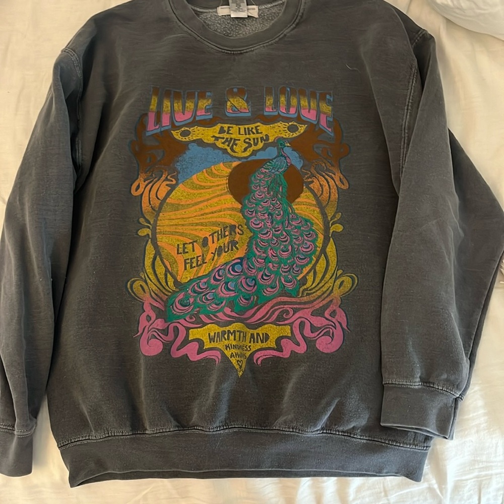 Urban Outfitters Project Social T Live and Love Crewneck